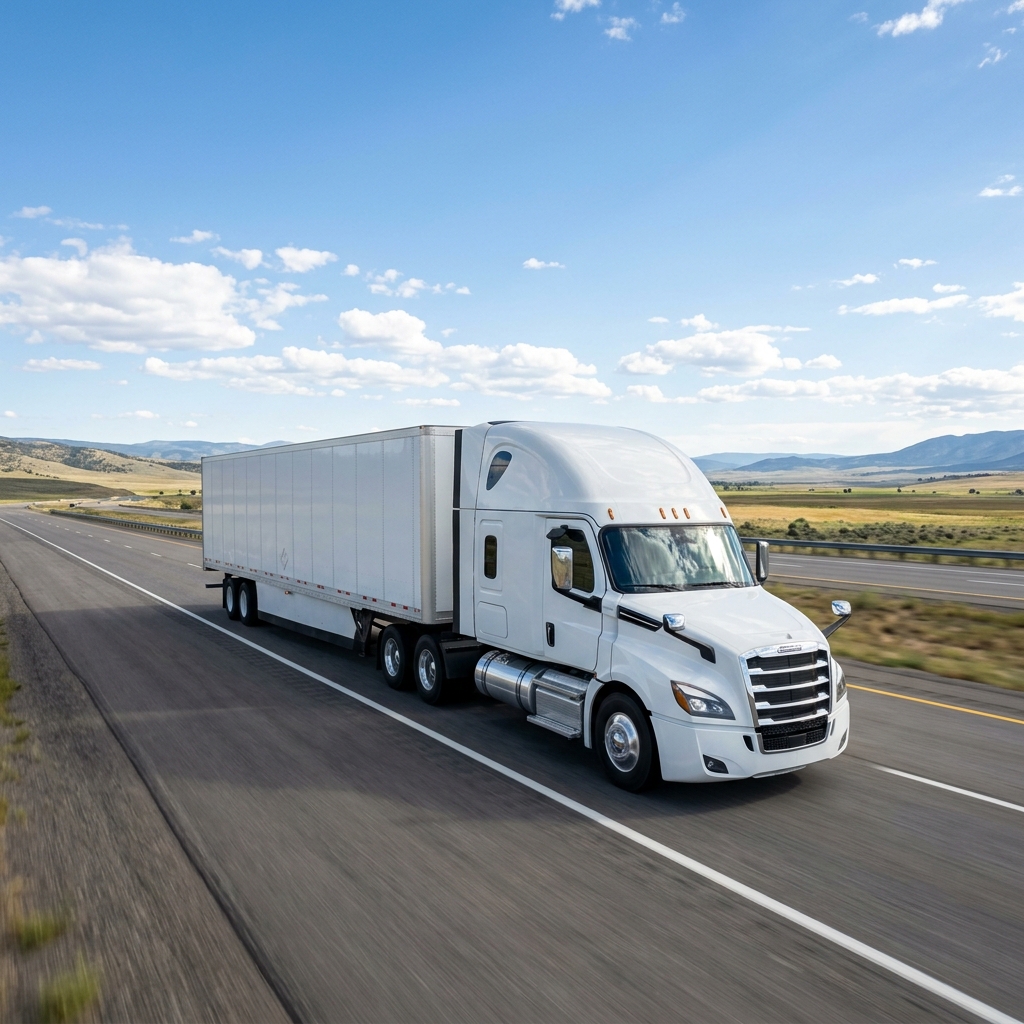 Logistics Truck Background